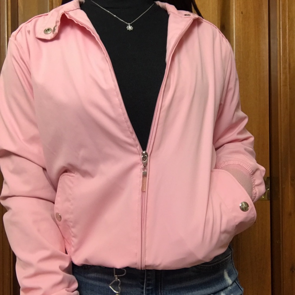 IZOD pink bomber jacket